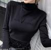 Winter Warm Women Turtleneck Pullovers Thick Bottoming Shirt for Women Warm Blouse Winter