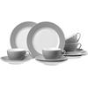 Coffee Set Ritzenhoff & Breker Doppio Grey, 12 Pieces (596.219)
