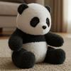 Panda Bear Stuffed Animal Panda Doll Soft Realistic Doll for Emotional Comfort Stress Hug Support Student Psychology Classroom