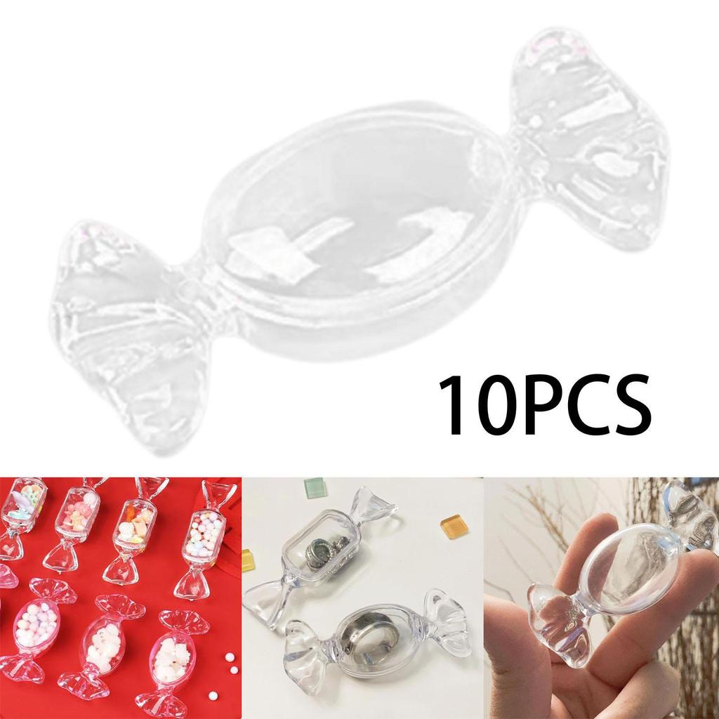10 Pieces Jewelry Storage Case Organizer Delicate Candy Box Gift Trinket for Travel