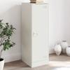 VidaXL White Buffet 34.5x39x107 Cm Steel, Cabinet, Cupboard, High Buffet, Side Cabinet, Storage Cabinet, 841708