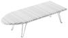 Yamazaki Jitsugyo Scandinavian Style Boat-shaped Ironing Board Checkered Gray Approx. 75X30X20cm Living Standard 1223