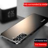 Luxury Metal Magnetic Case For Samsung Galaxy S25 S24 S23 Ultra S22 S21 Plus Full Camera Lens Protective Shell Aluminium Alloy Ultra-thin Cover