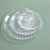 Transparent Fruit Plate for Snacks And Candies Clear Plastic Fruit Tray for Home And Kitchen