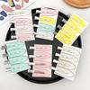 4Pcs Hair Clips Bright Color Seamless Hair Barrette Easy-wearing Decorative Ultra-light Non-slip Acrylic Women Bangs Clips Ornament
