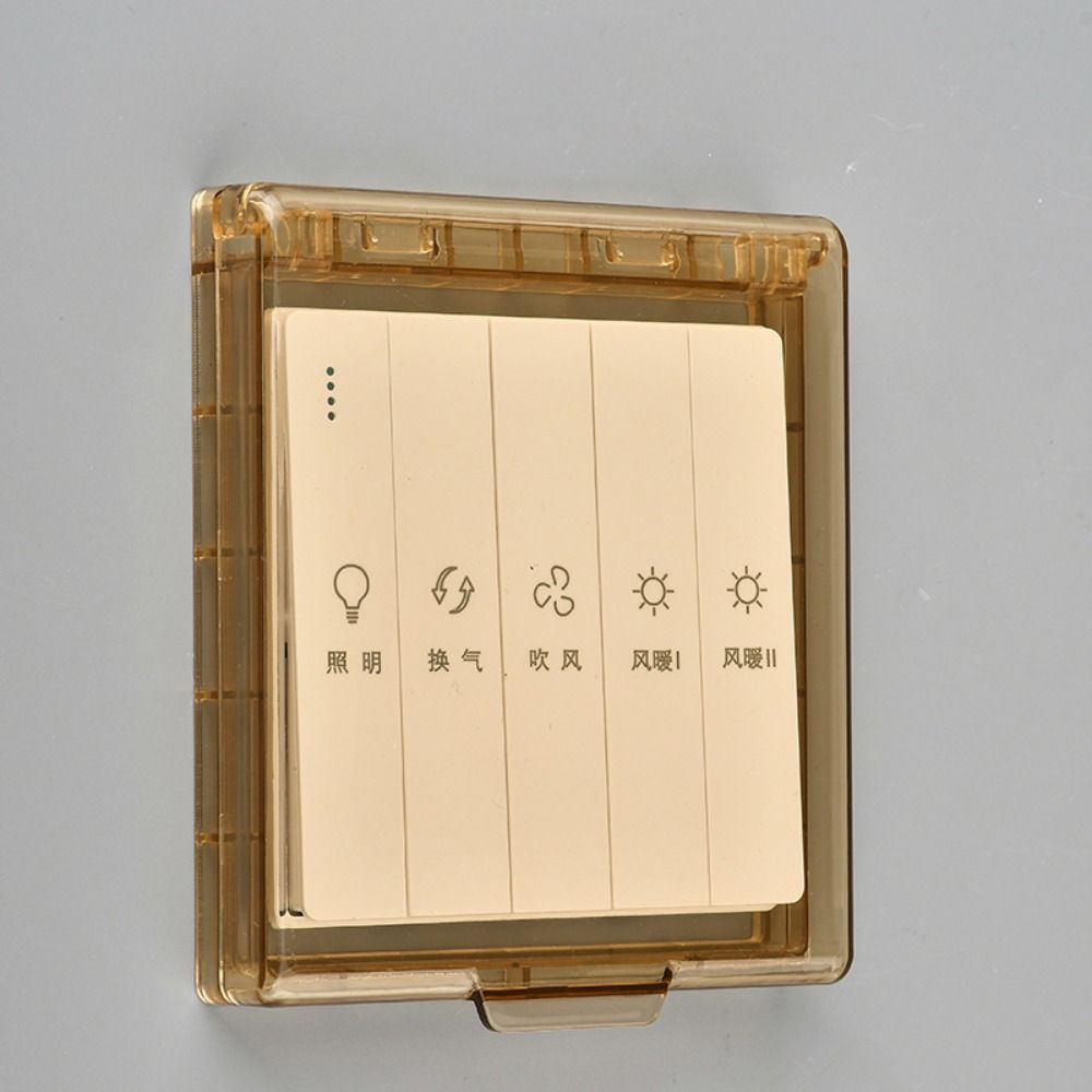 Wall-mounted Switch Protective Cover Self-Adhesive Electric Plug Cover Splash-Proof Box  Wall