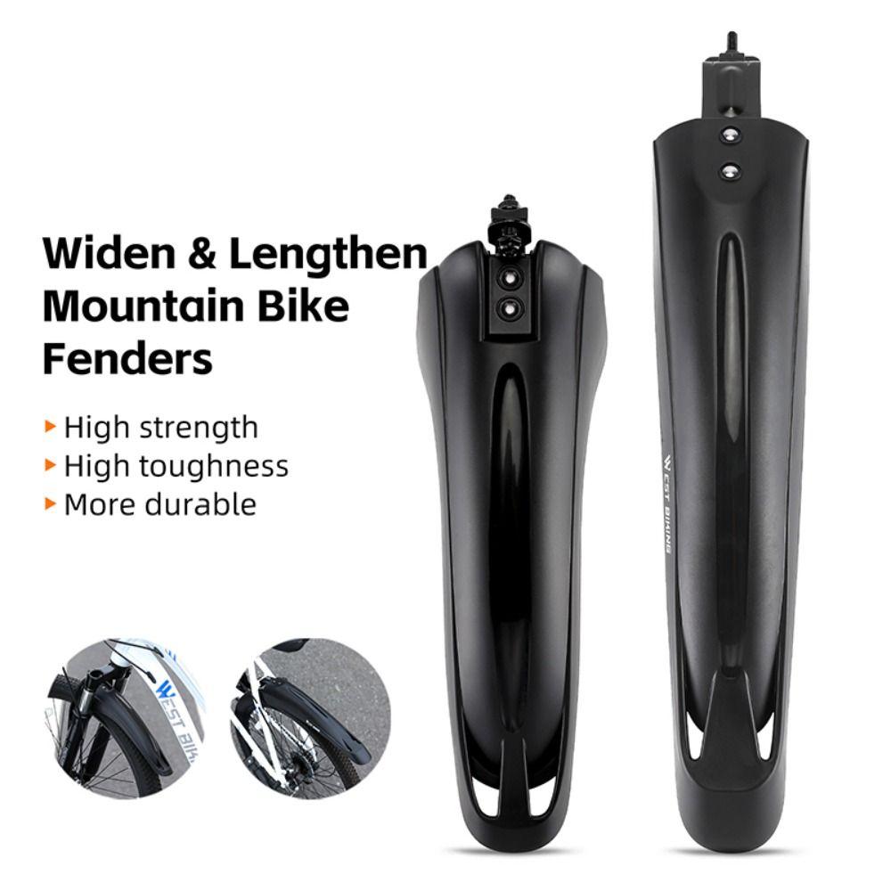 2Pcs 20/22/24 In Cycling Splash Guard Front and Rear Bicycle Mudguard Rainboards MTB