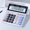 Desk Calculator 12 Digit LCD Display Solar and Battery Powered Big Button Giant Accounting