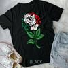 Mexican Rose Mexico Flag Mexican T-shirt Tops Tee New Men Short Sleeve