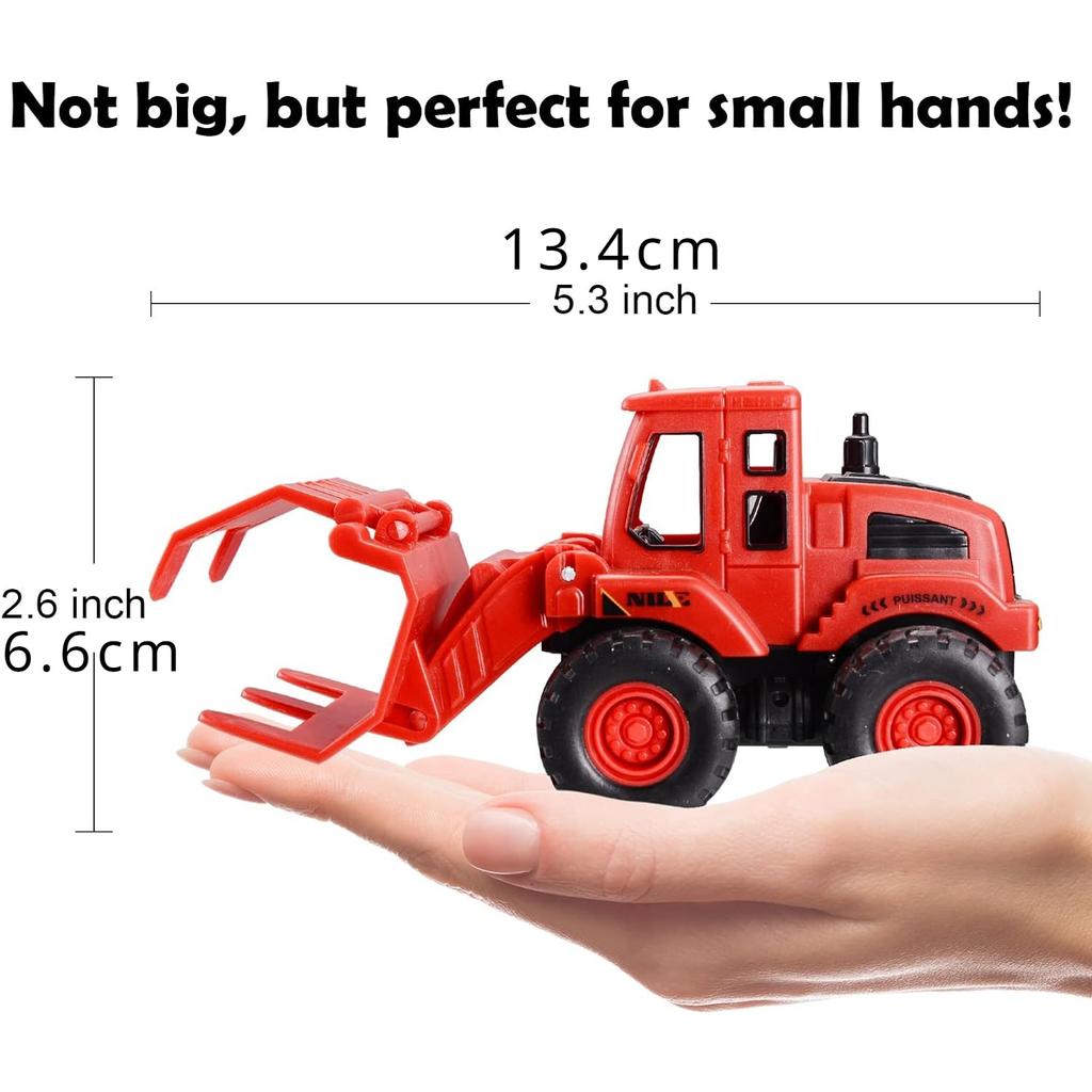 Construction Toys for 3 Years Old Boys Girls Kids Friction Powered Construction Truck Toys Vehicles Sand Toys Trucks Excavator