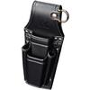 Fujiya Driver Pliers Holder 2 Tiers Black Gold LIGHT PU LEATHER SERIES AH-72BG