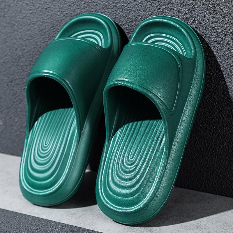 Hot Summer Couple Slippers Men's EVA Bathroom Shoes Non-slip Mans Shoe Men House Sandals Soft Male Comfortable Slides New Style