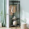 Corner Coat Rack Floor Standing Multi-storey Metal Clothes Hanger Assembled Modern Simplicity Multi-function Storage Racks