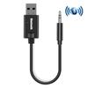 Bluetooth 5.0 Audio Receiver Wireless Music Stereo Audio Adapter 3.5MM AUX Jack USB Dongle Adapter For PC Car FM Radio Speaker