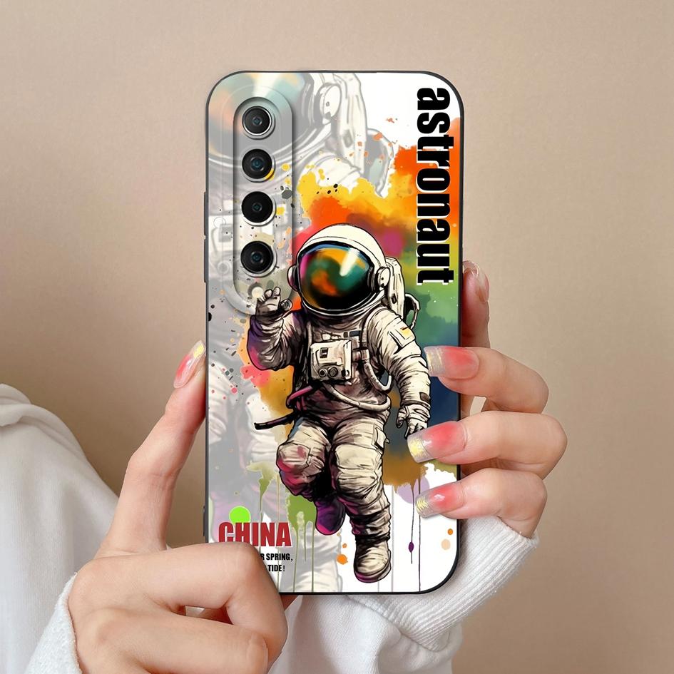 For Xiaomi Mi 10 11 Lite NE 10i 10T 11T 11X Pro Phone Case Cover Small Floral Pattern Shockproof Liquid Soft Silicone Anti Slip For Xiaomi Shell Capas