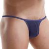 Underwear Bikini Briefs Bikini Sexy Low Rise High Leg Pants Underwear Briefs Half Back Men's Men's Men's (M, Navy)