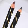 Stylish Good Color Rendering Eye Liner Pen with Sharpener and Brow Comb Brush for Women