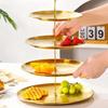 Easy To Use Stainless Steel Fruit Stand Stainless Steel Dessert Display Holder  Birthday Party
