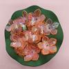 60Pcs Bracelet Necklace Acrylic Beads 22.8mm DIY Handmade For Jewelry Making Loose Spacer Beads Sun Flower Shape