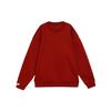 Adidas Casual Crew Neck Pullover Lightweight Sports Long Sleeve Sweatshirt Unisex Sweatshirt Red JM9095