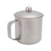 Camping Cup Camping Mug 360ml Pure Ti Cup with Lid for Outdoor Water Coffee Tea Cup for Cooking Tea Coffee Survival Gear