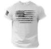 Gym Men's T-shirt for Men 3d Print USA Flag T Shirt Oversized Casual Short-sleeved Summer Sportswear Men Clothing Tees Tops