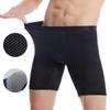 Men's Long Leg Boxers Underwear Ice Silk  Undies Mesh Shorts Comfortable Panties Sports Underpants Knickers Big Size L XL XXL 3XL 4XL 5XL 6XL
