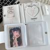 Kpop Photocards Binder Sweet Bow Photo Album Mini Photocard Holder 3 Inch Love Heart Picture Storage Case