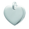 [N3966] - Silver Pendant 'Love Révérence' (rhodium-plated) - 20x18 Mm