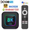 DQ08 Pro RGB Смарт ТВ-бокс Android 13 RK3528 Четырехъядерный Поддержка 8K Видео HDR10+ Двойной Wifi6 BT5.0 ТВ-приставка