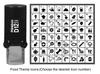 Printtoo Personalized Food Theme Icons Rubber Stamp Self Inking Stamper 12 Mm