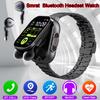 2025 Smart Watch 2 In 1 With Earphone Smartwatch Bluetooth Call Men Watch GPS Track Heart Rate Monitor Play Music SmartWatch