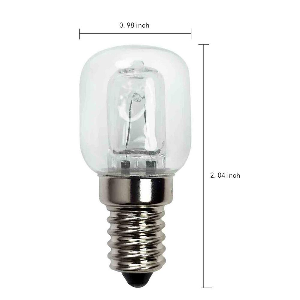 Microwave Bulb 25W Bulbs for Microwave Oven Appliance Microwave Light Bulbs 250 Lumens Replacement Light Bulbs E14 Appliance