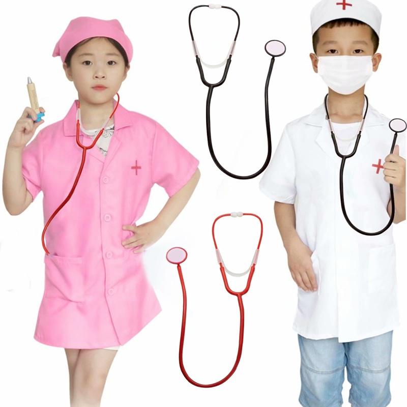 Stethoscopes Nurse Doctor Plastic Kids Funny Cosplay Performance Toys Gifts