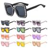 Kids Rhinestone Square Diamond Sun Glasses Eyewear Crystal Children Sunglasses Sparkling Glasses for Girls
