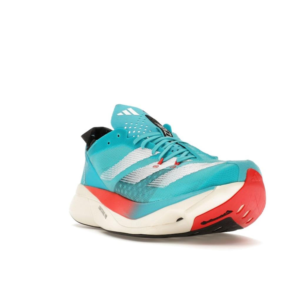 Adidas Adizero Adios Pro 3 Lucid Cyan Unisex Sneakers Blue Cloud-White Bright-Red ID8468