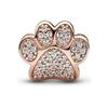 Sparkling Paw Print Charm 781714C01