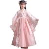 Girls' Hanfu Dress: Super Fairy Princess Long Sleeve Chinese Style for Autumn/Winter
