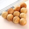 Set of 10 Natural Wood Moth Balls with Lavender Scent for Wardrobe and Drawer