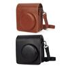Protective Case Cover with Removable Adjustable Strap Camera Shoulder Bag PU Leather for Fujifilm Instax Mini 40 Instant Camera