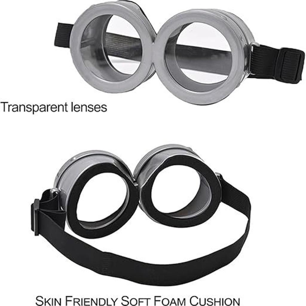 3Pcs Costume Accessories Adult Men Women Cosplay Party Set Hat Eyes Gloves Set