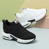 Womens Sneakers Casual Sports Shoes for Women Breathable Knit Walking Shoes Comfortable Air Cushion Sneakers Hidden Heel Shoes