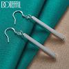 925 Sterling Silver Piercing Earrings Fashionable Wedding Jewelry