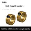 Titanium Plated Woodworking Drill Bit Positioning Ring