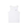 Logo Print Solid Color Round Neck Sleeveless Tank Top Men Tops White AR6070-100