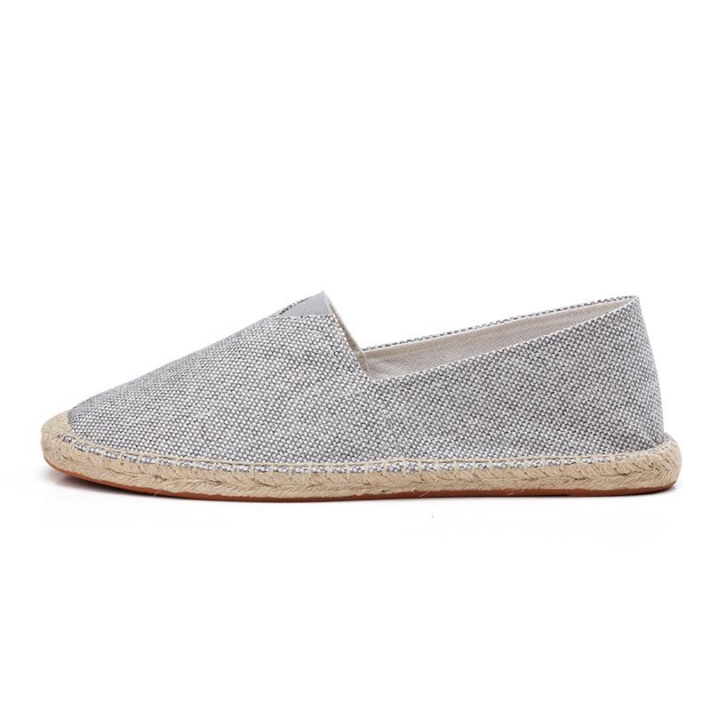 2024 Spring Summer Women Casual Shoes Fashion Women Flats Brand Ladies Slip-on Cloth Shoes Breathable Plus Size 42 A4828