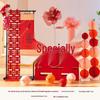 3D KT Board Double Happiness Wedding Decoration Set for Room & Yard