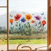 New Spring Butterfly Flower Stickers Window Glue-free and Easy To Remove Electrostatic Glass Stickers