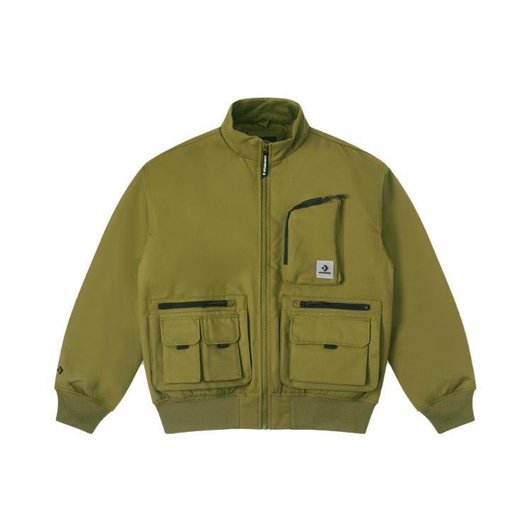 Новые пуховики Converse Мужской оливково-зеленый 10025251-A02