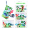 0-3 Years Old Baby Tail Cloth Book 6 Themed Forest Dinosaur Animal Palm Book Early Education Toy